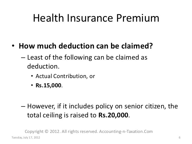 Deductions income deduction